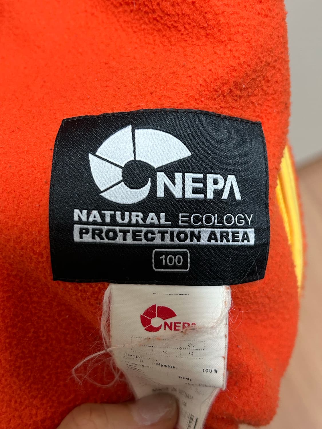 네파 후리스 집업 100 오렌지 상품이미지3