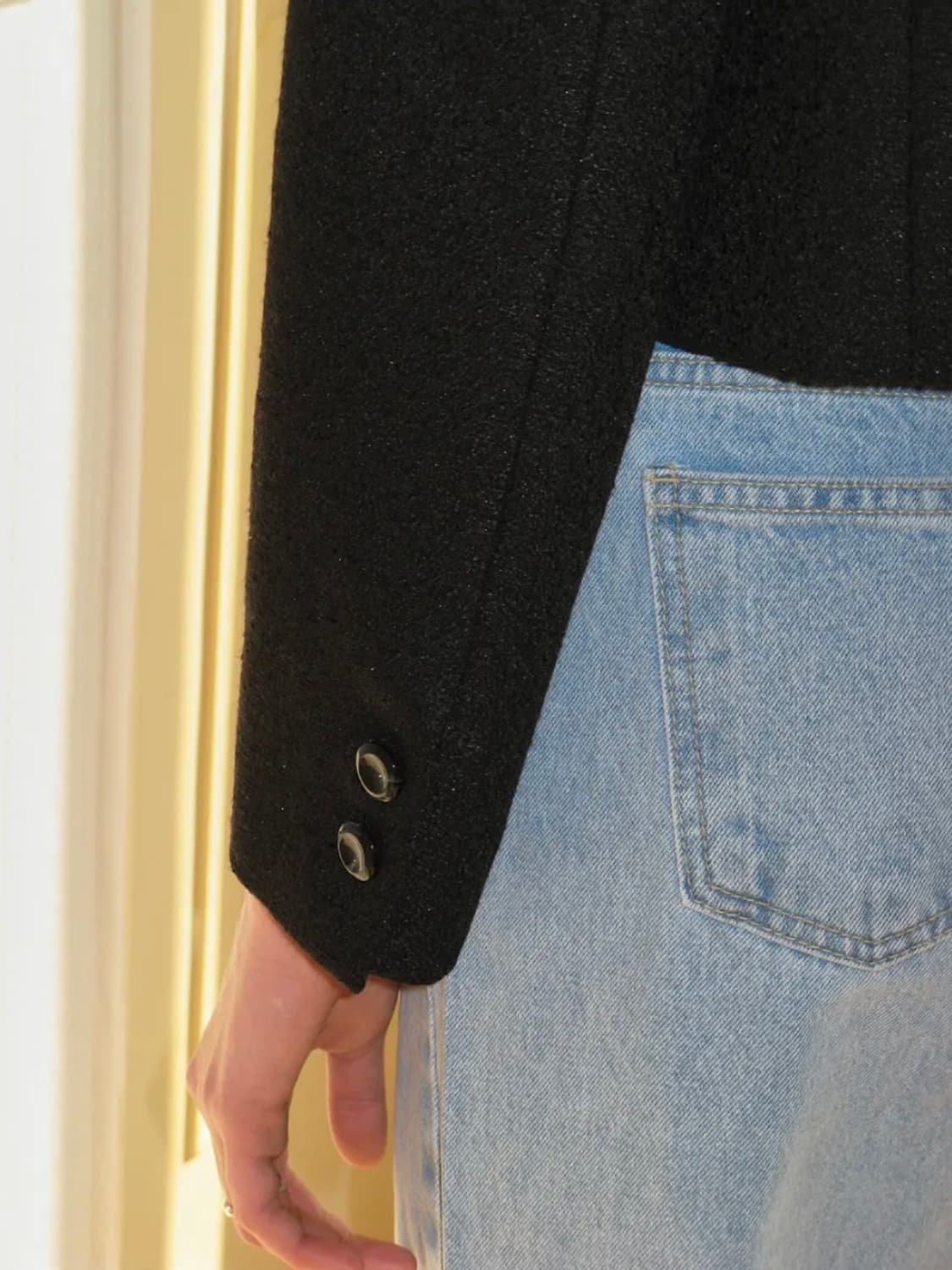 썸웨어버터 크롭 트위드 자켓 상품이미지5