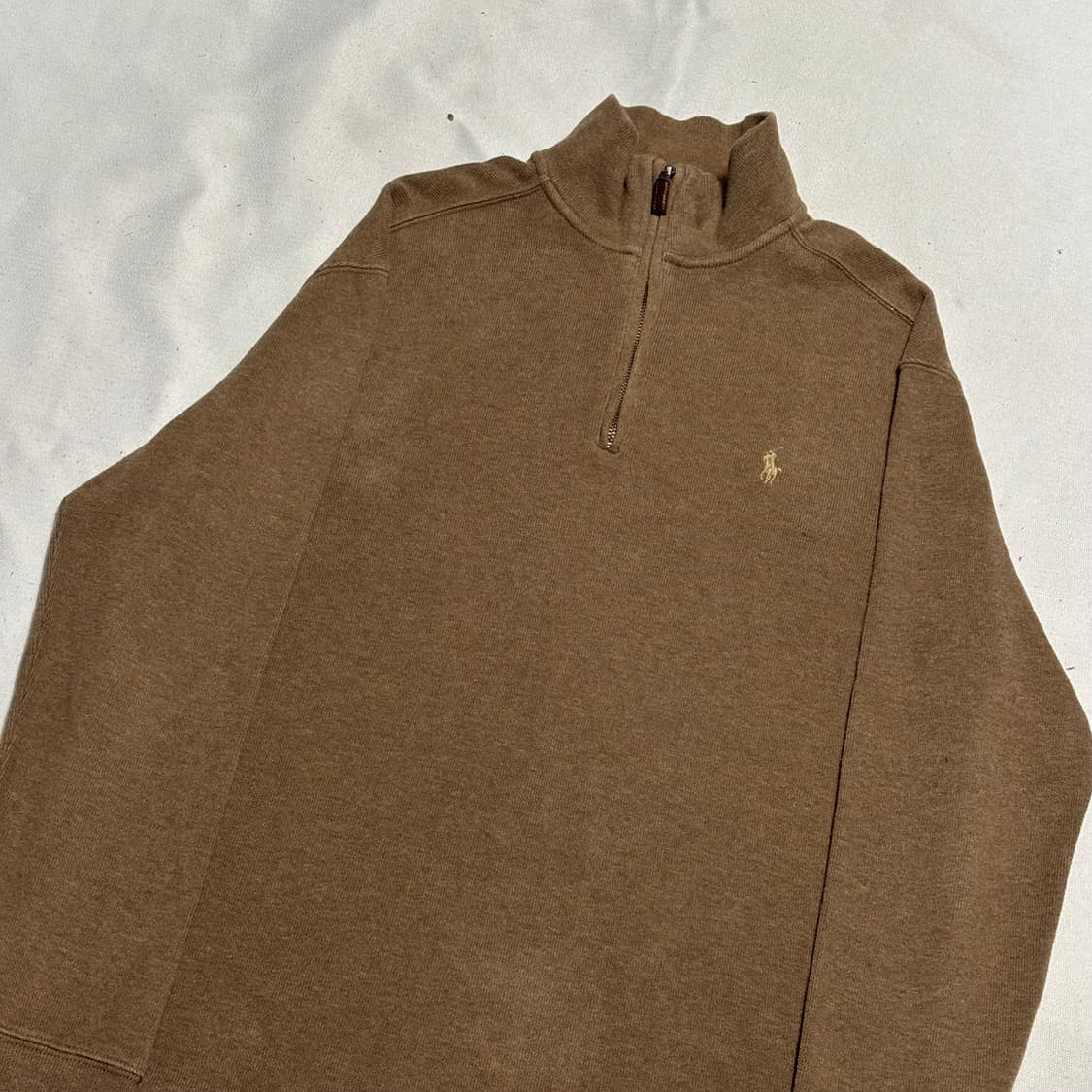 M 폴로랄프로렌 브라운 하프 반집업 니트  상품이미지1
