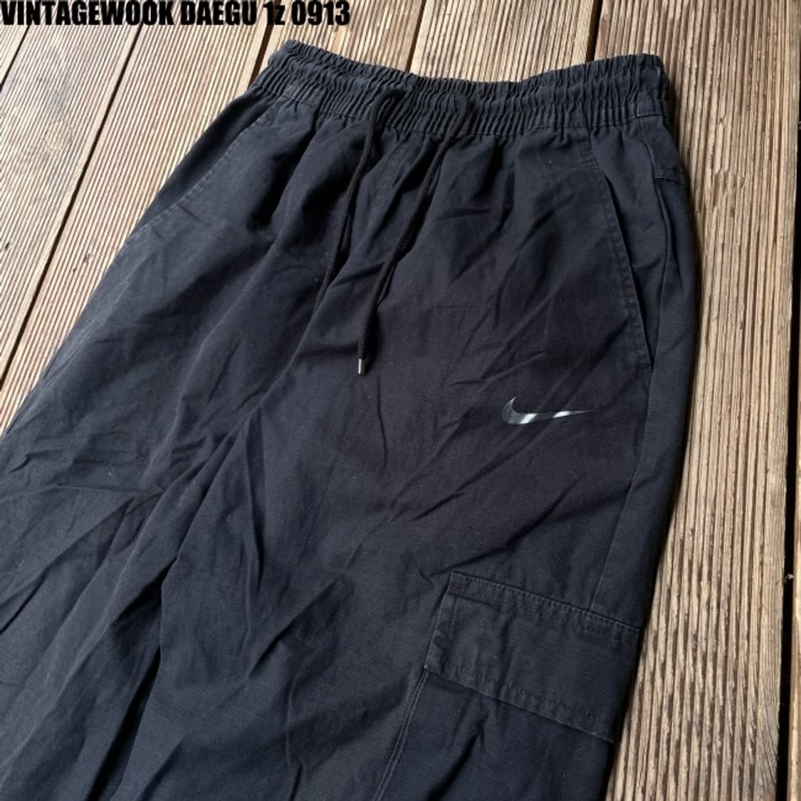 90 나이키 밑단스트링 조거팬츠 상품이미지2