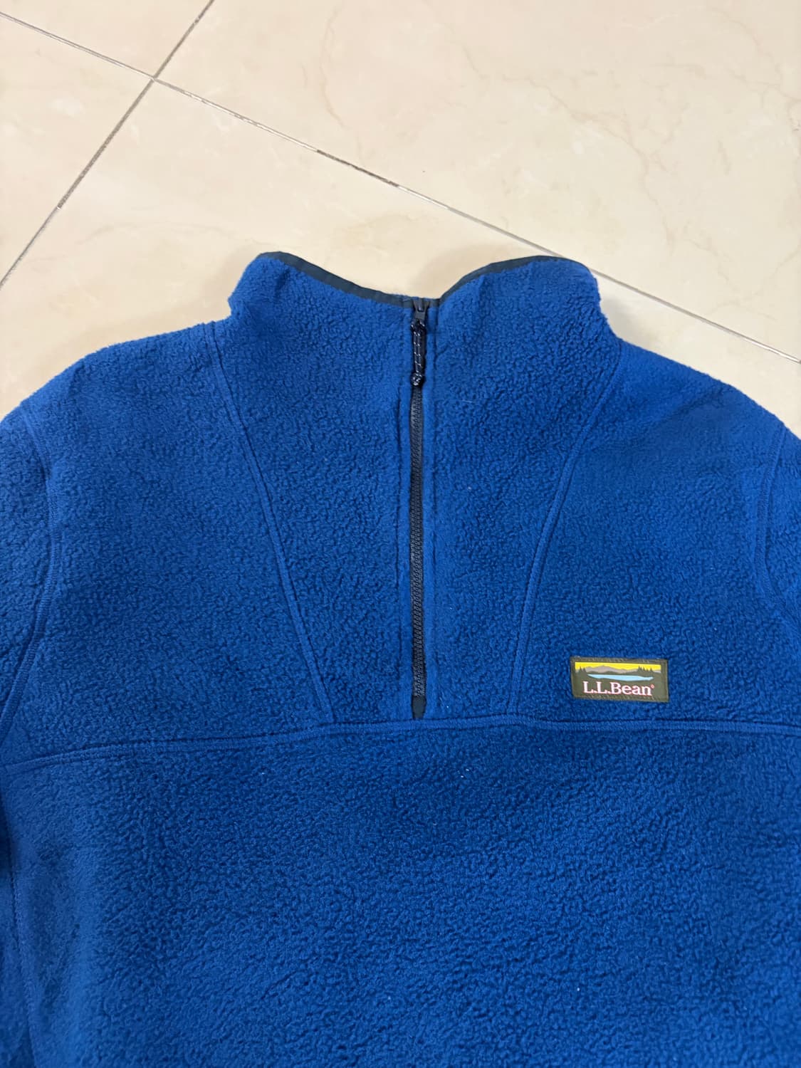 엘엘빈 파란색 신칠라 플리스 자켓 (100-105) 상품이미지3