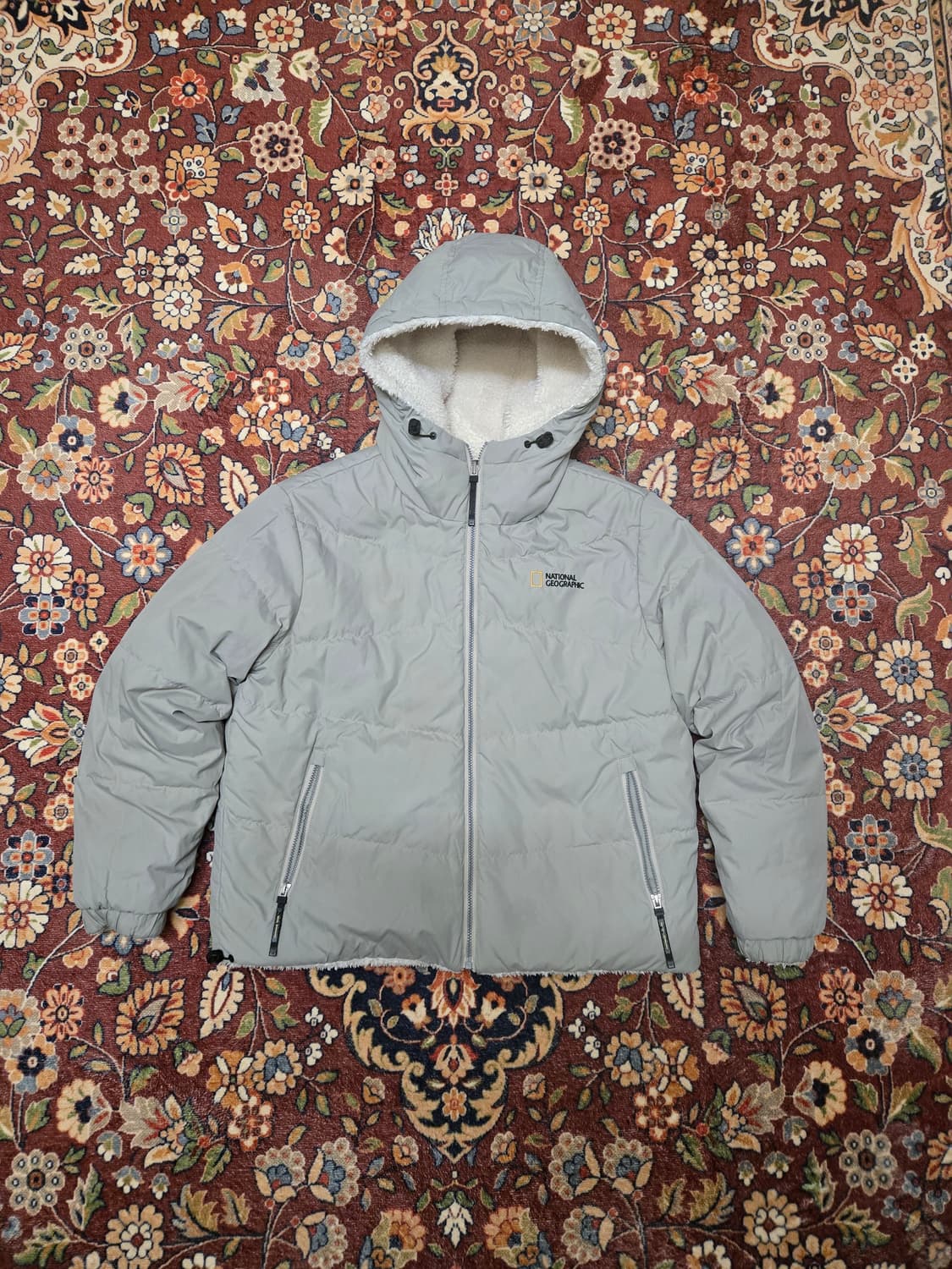 [판매] 내셔널지오그래픽 리머 리버시블 플리스 후디 덕다운 점퍼 95/M 상품이미지1