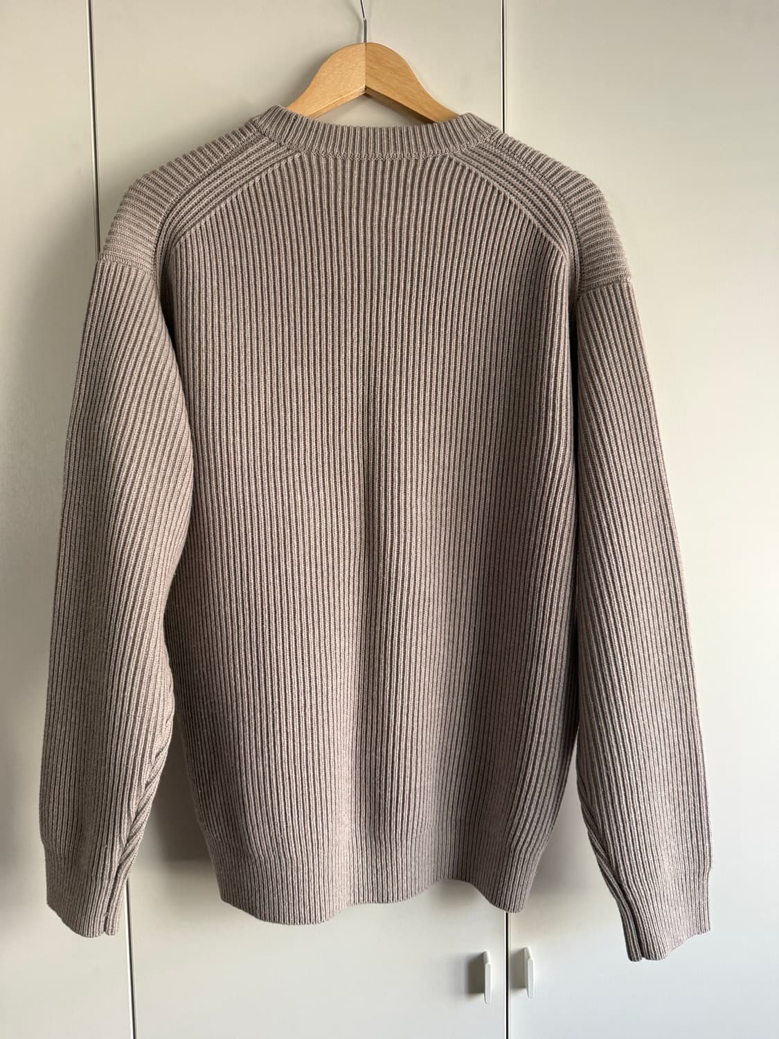 오라리 슈퍼파인 울 립 니트 상품이미지2