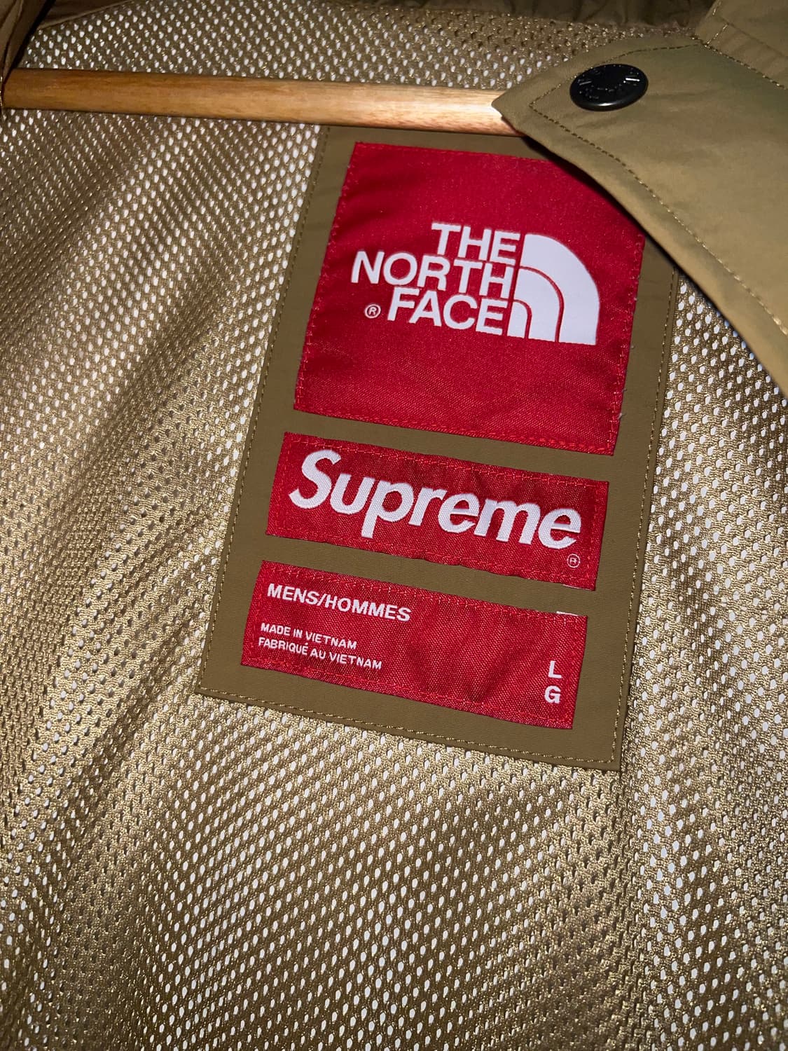 슈프림 x 노스페이스 카고 자켓 골드 Supreme Northface 상품이미지3