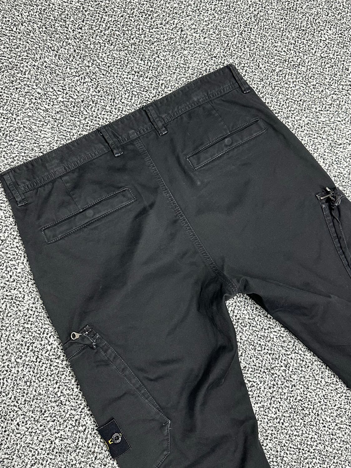 스톤아일랜드 와펜 블랙 워싱바지 상품이미지7