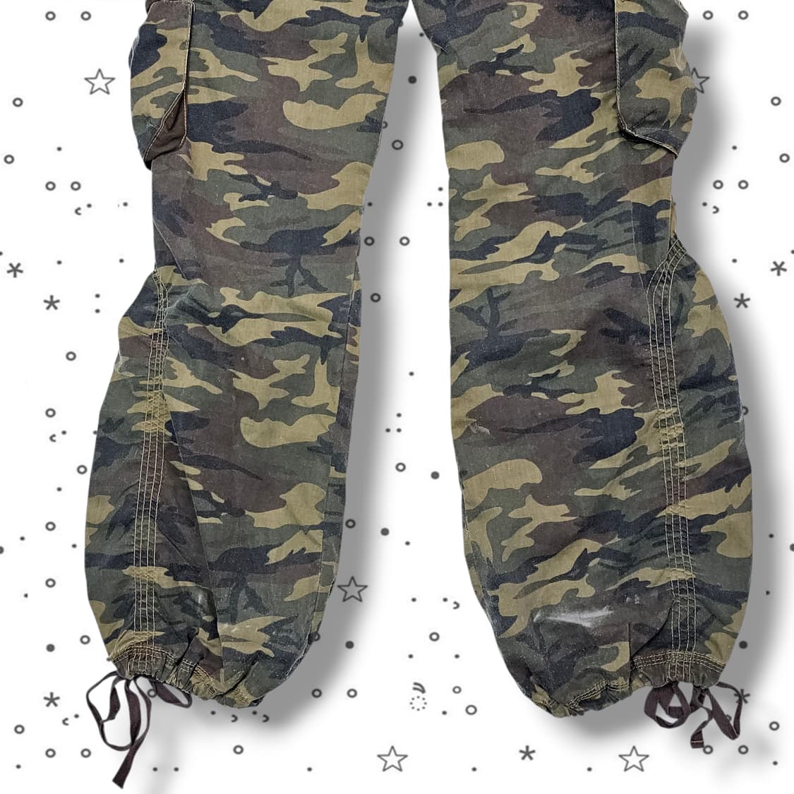 M VTG 밀리터리 로우라이즈 벨트 팬츠 상품이미지8