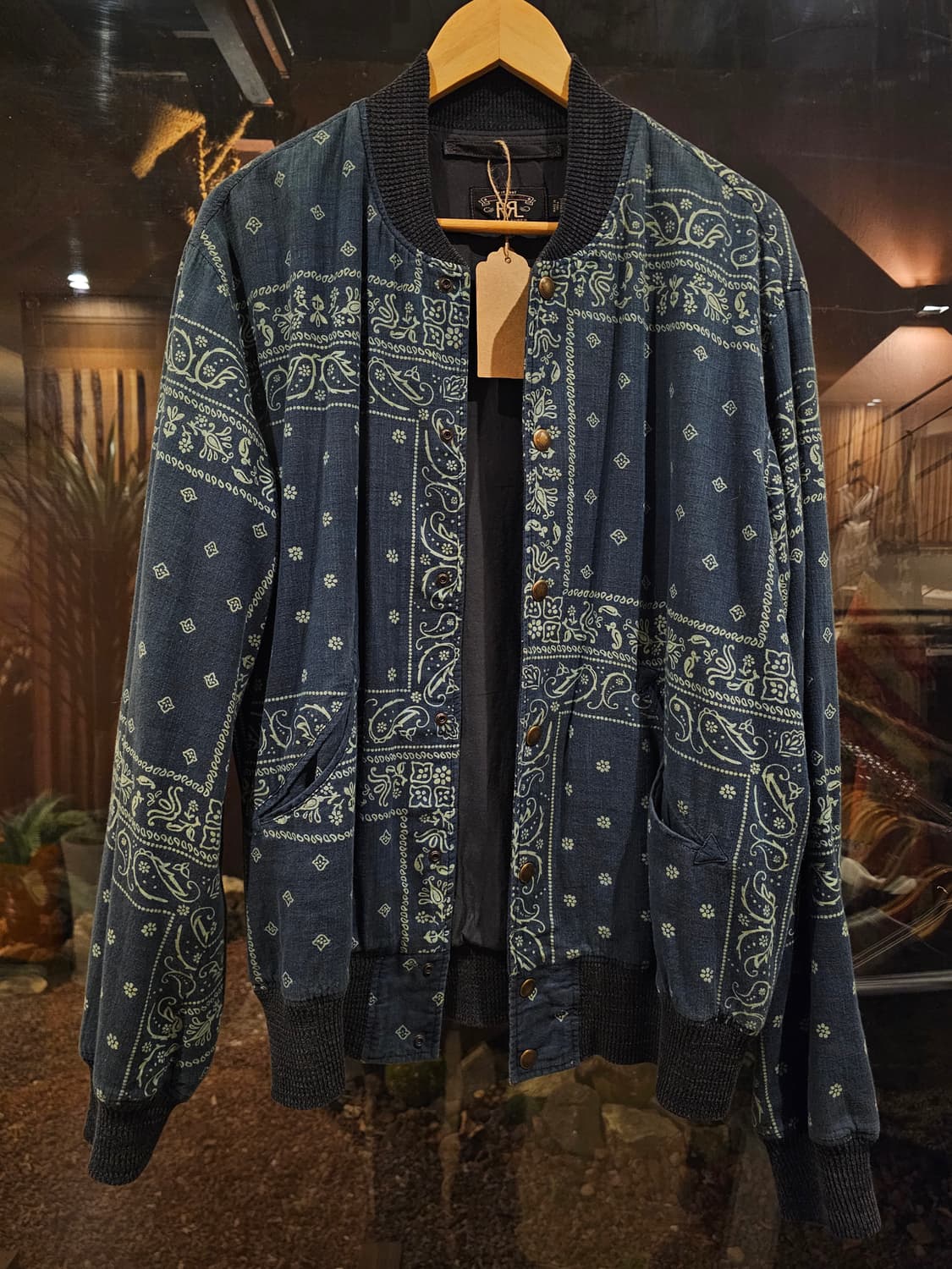 rrl 반다나 봄버자켓 L사이즈 상품이미지1