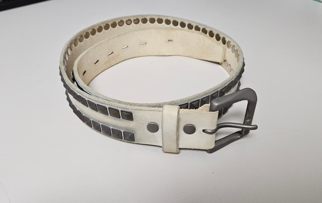 요지 야마모토 스터드 벨트  상품이미지2