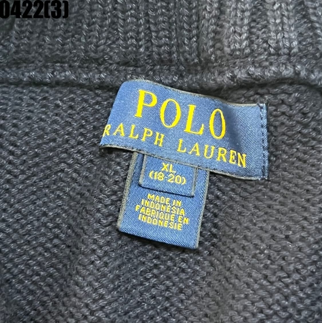 폴로 랄프로렌 니트 반집업 상품이미지3