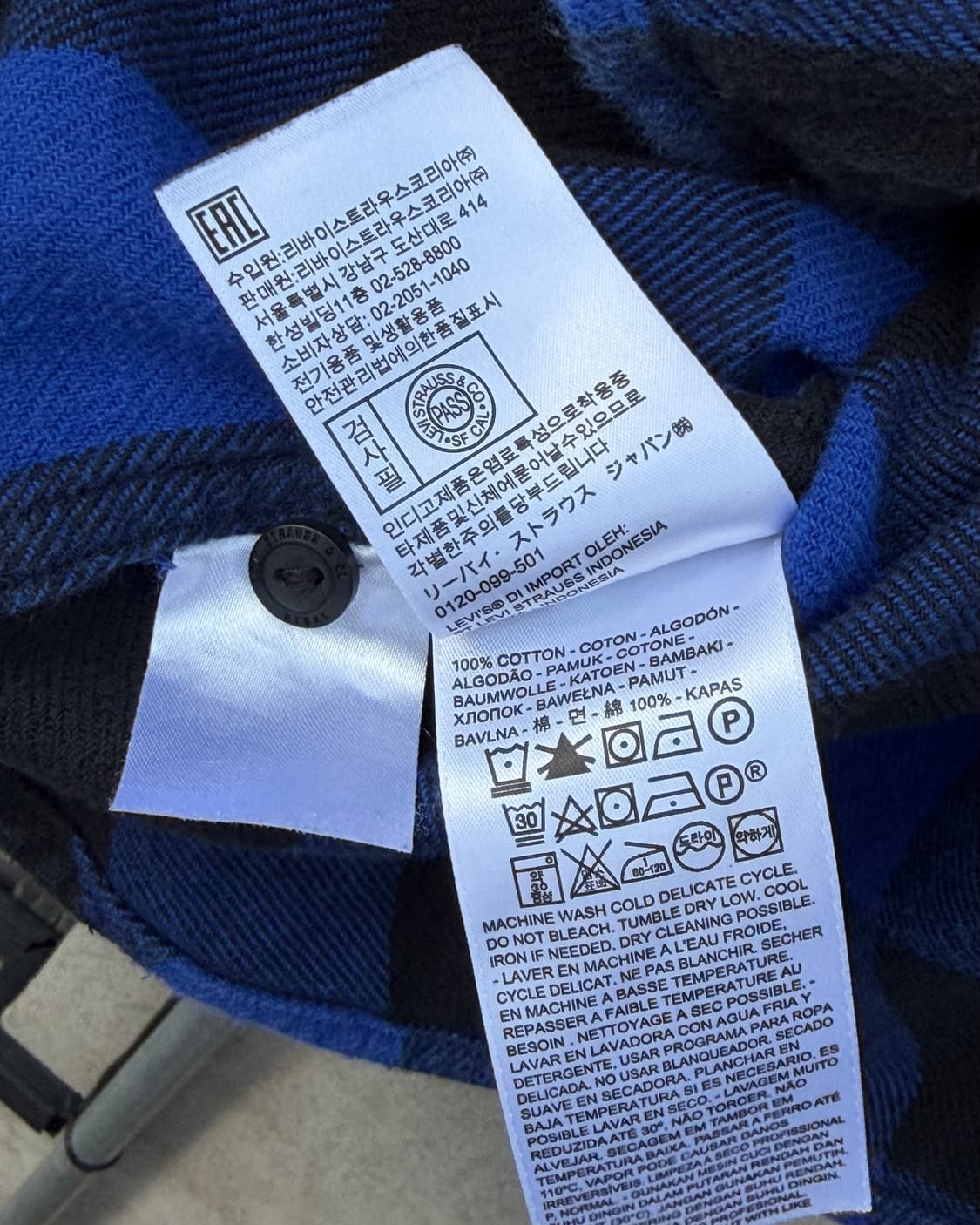 Levis flannel check shirt 상품이미지9