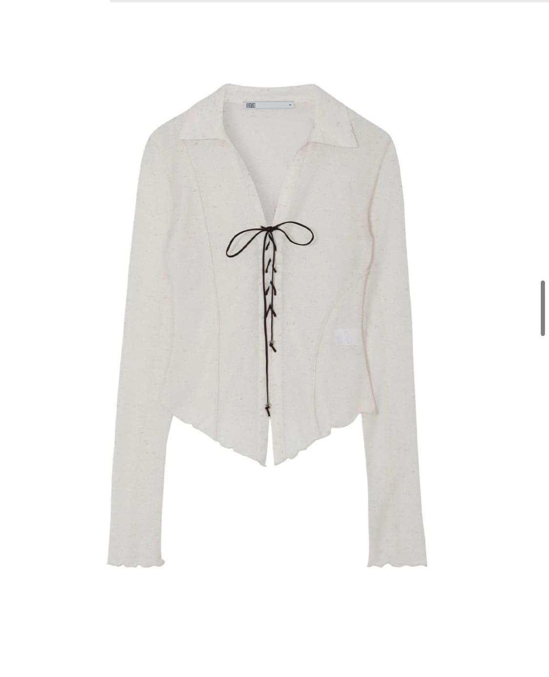 WESTERN OPEN COLLAR SHIRT, IVORY 상품이미지2