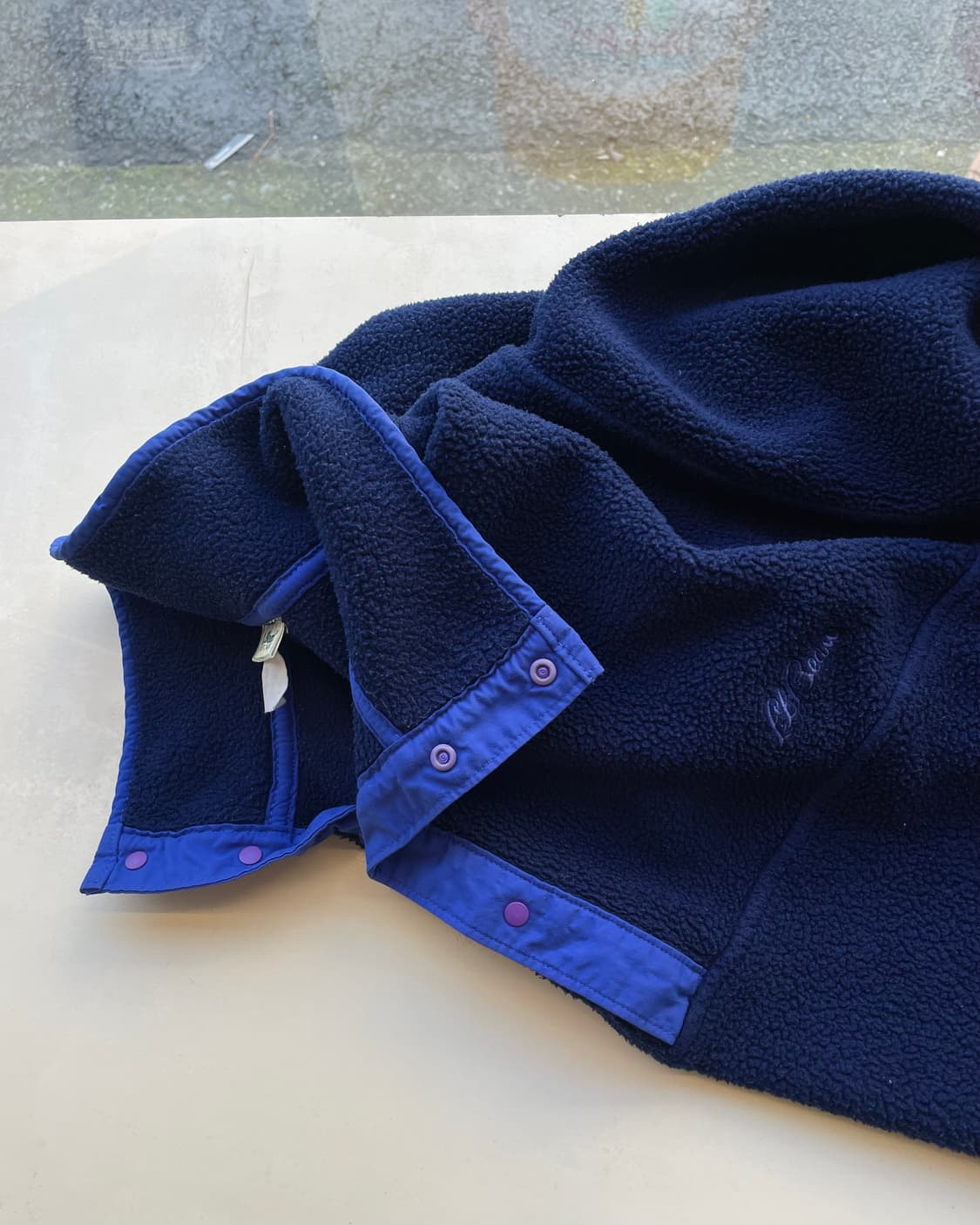 90s L.L. Bean fleece snap-T 엘엘빈 플리스 스냅티 상품이미지6