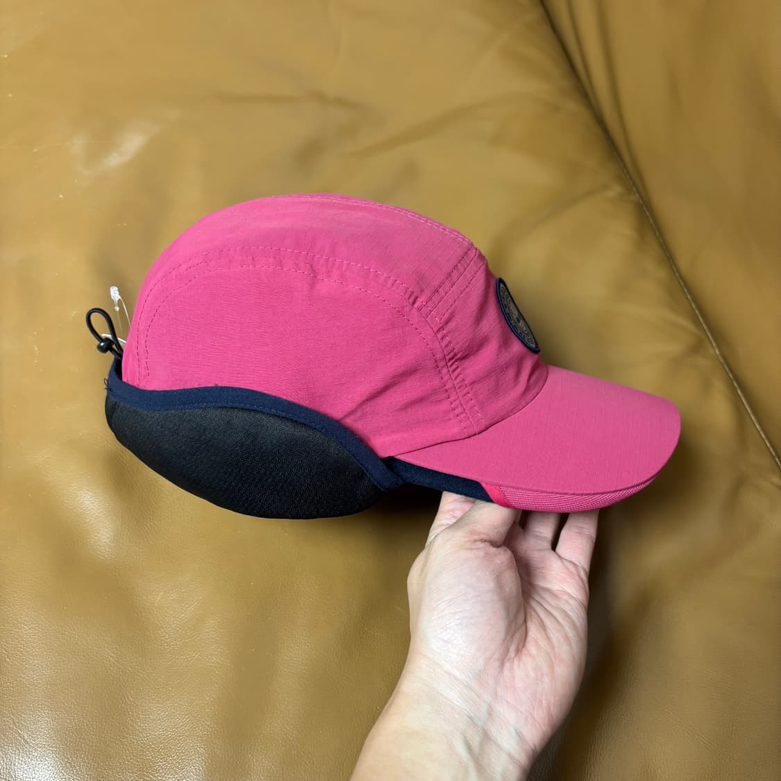 슈프림 팀버랜드 캠프캡 모자 이어플랩 투인원 버건디 상품이미지5