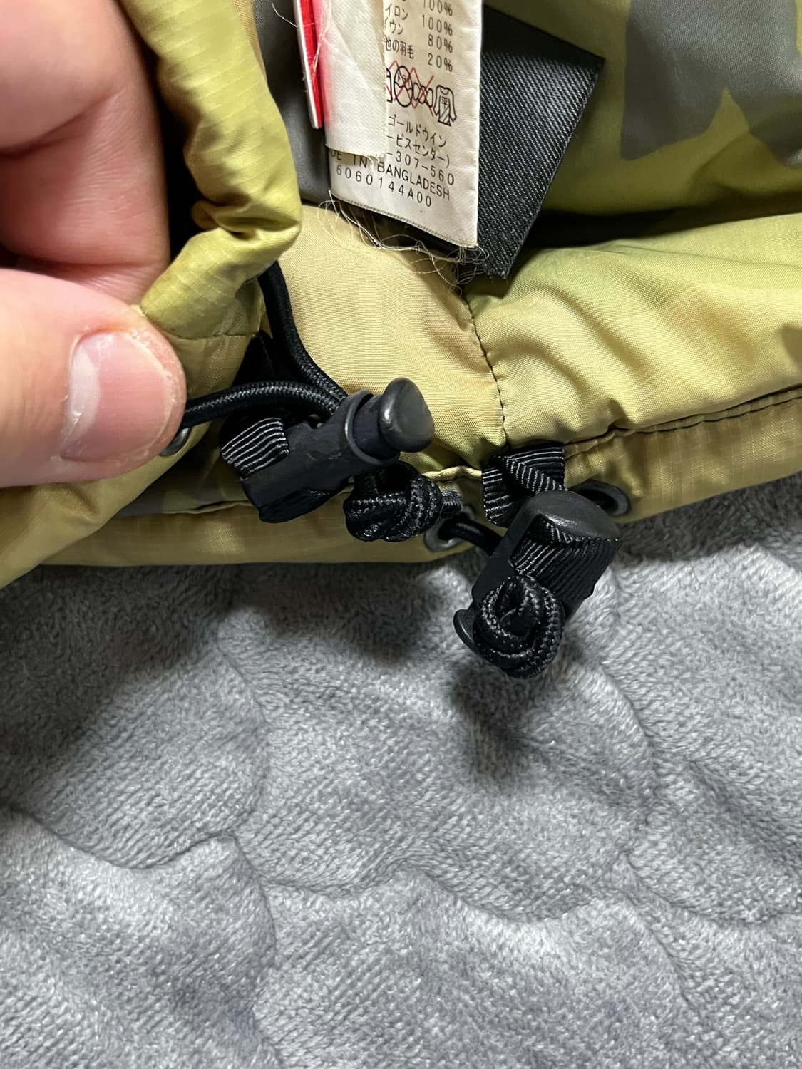 노스페이스 700 중앙로고 카모 패딩 조끼 베스트 XL 상품이미지10