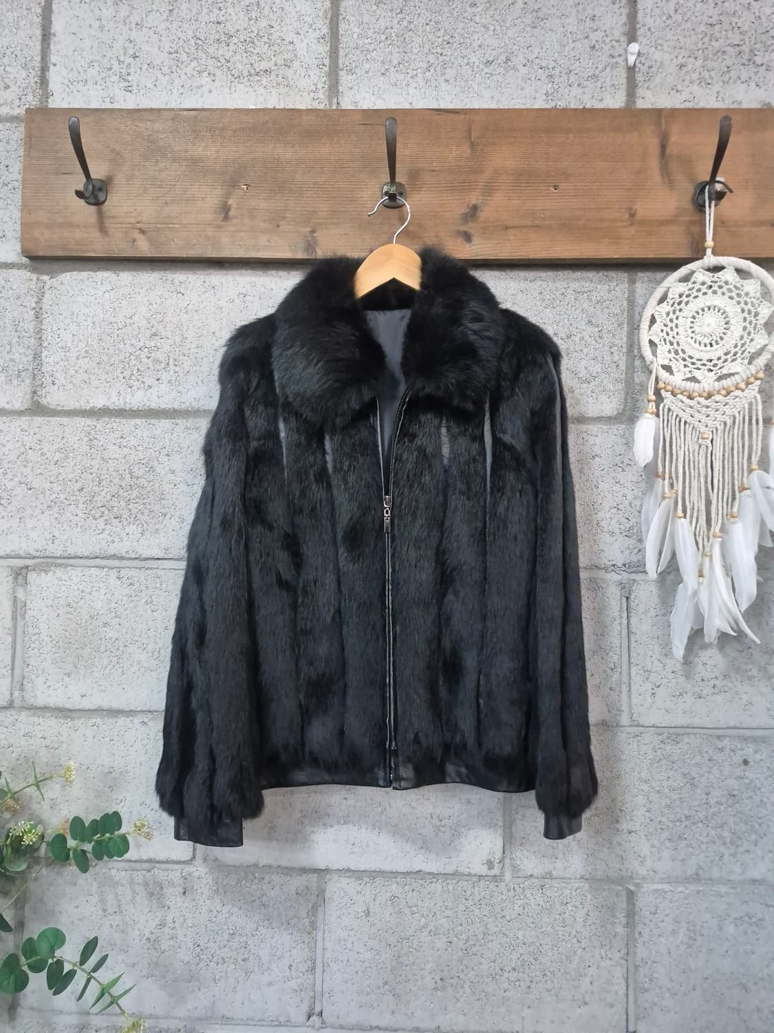 토끼털 자켓 y2k 락시크 상품이미지1