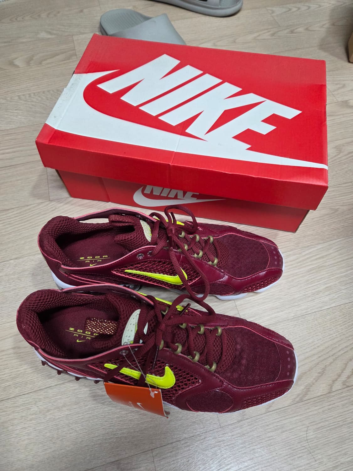 (새상품)나이키 에어 줌 스피리돈 285  버건디  상품이미지3