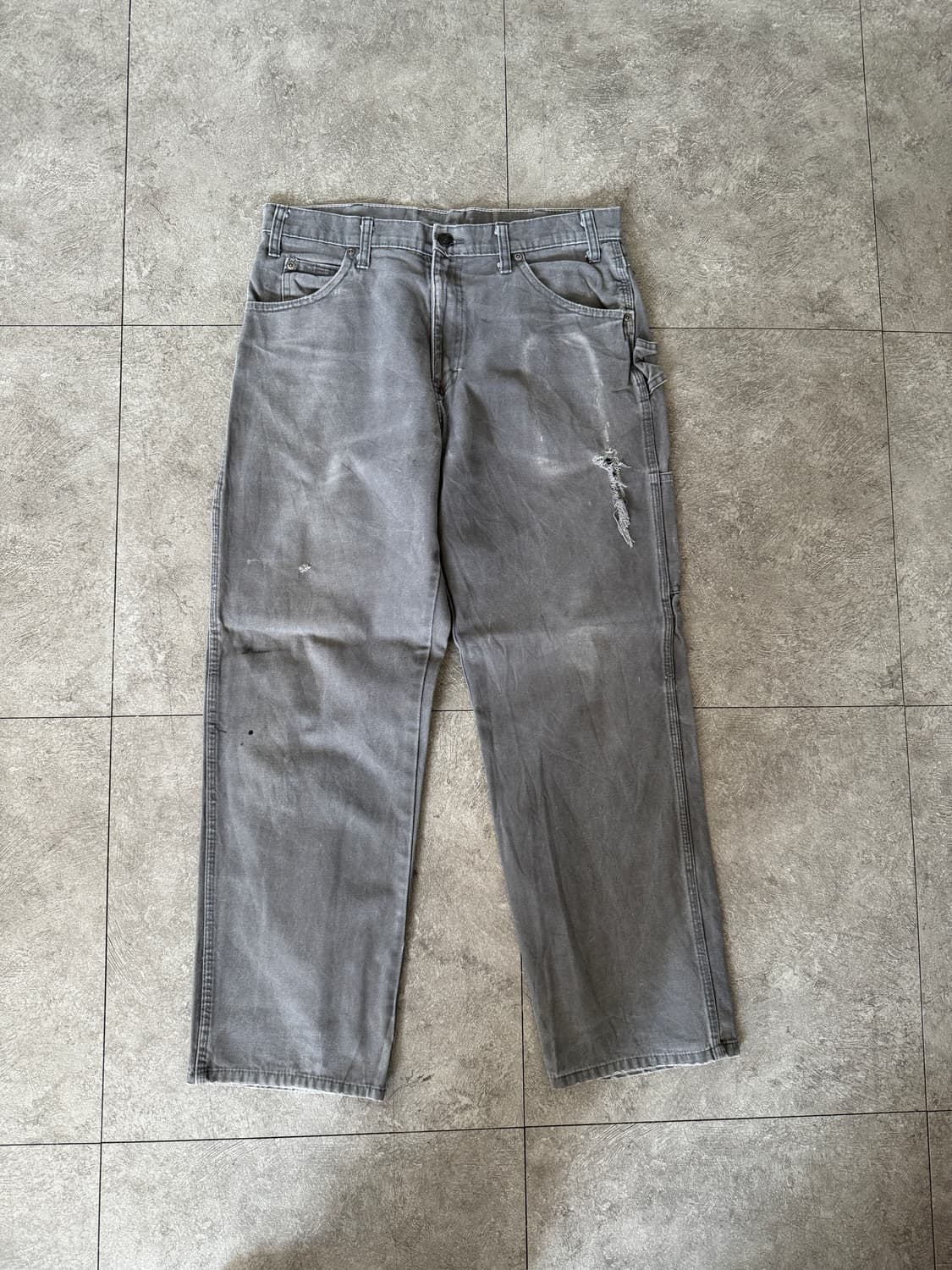 디키즈 워크팬츠 그레이 상품이미지5