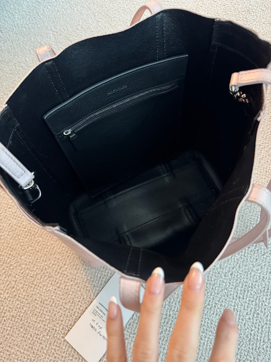 발렌시아가 에브리데이 토트백 핑크 상품이미지6