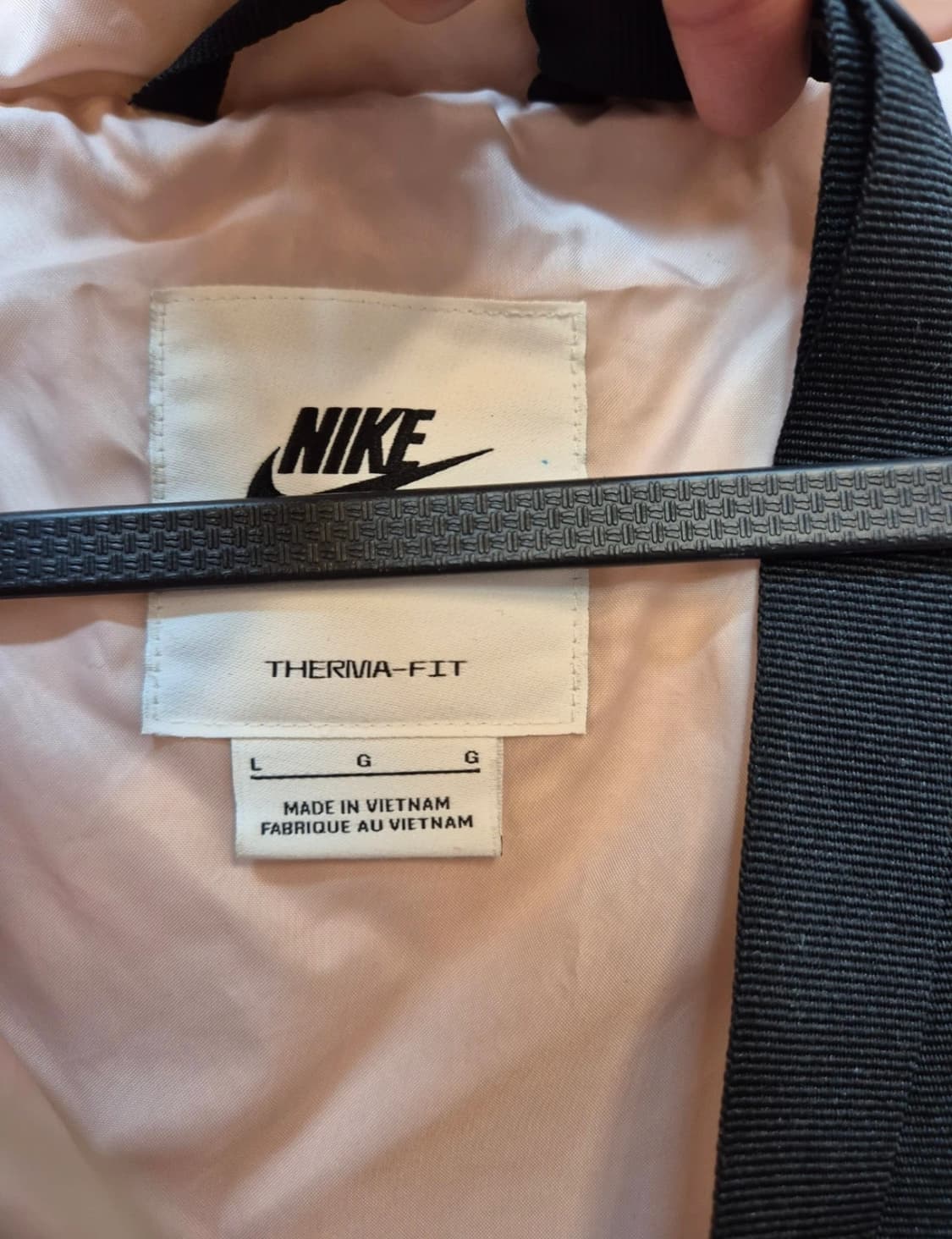 나이키 여성 써마핏 크롭 다운 패딩 L 100사이즈 상품이미지9