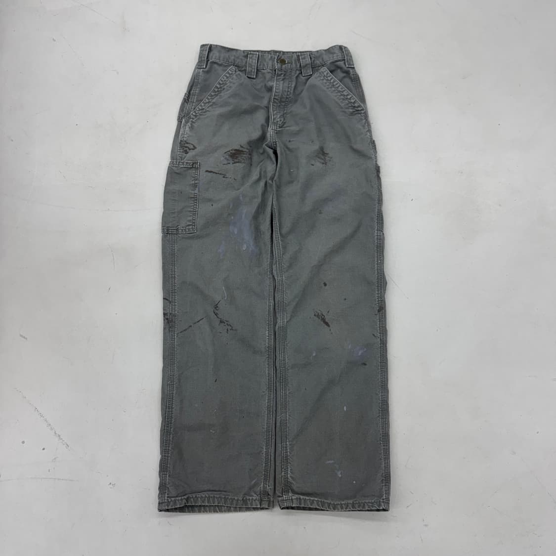 칼하트 OG 가죽패치 카펜터 페이딩 와이드 워크팬츠 상품이미지1