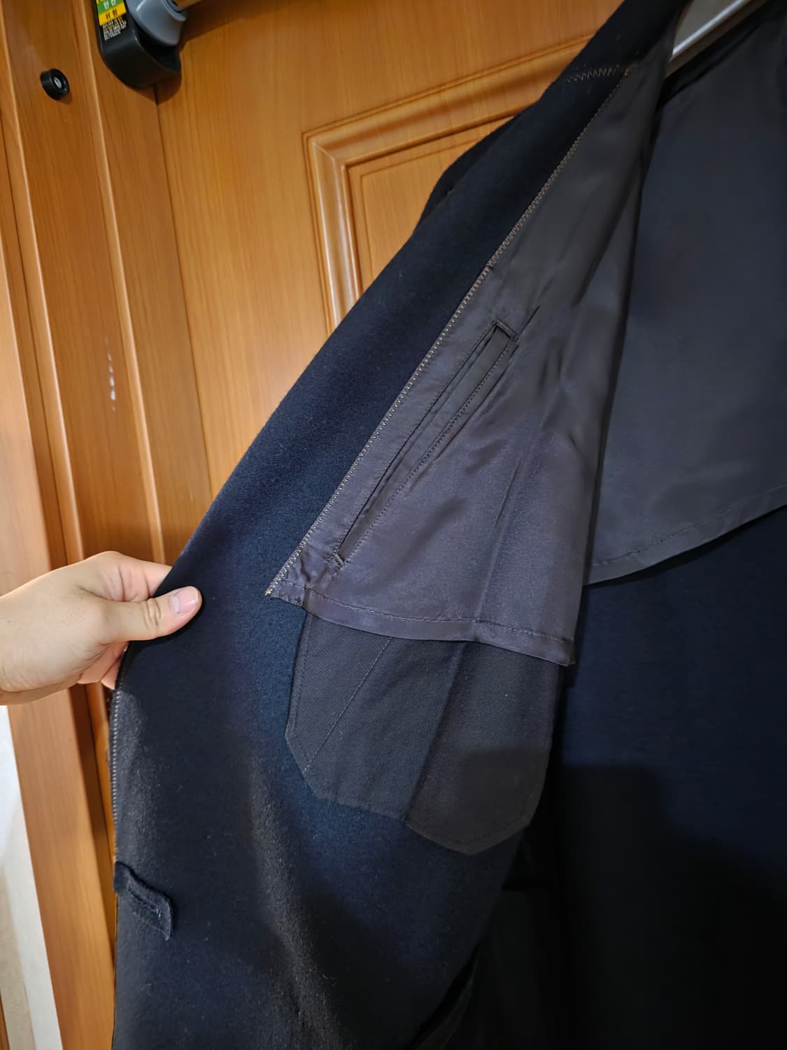 Kolor 컬러 더블 코트 자켓 캐시미어 3사이즈 상품이미지5