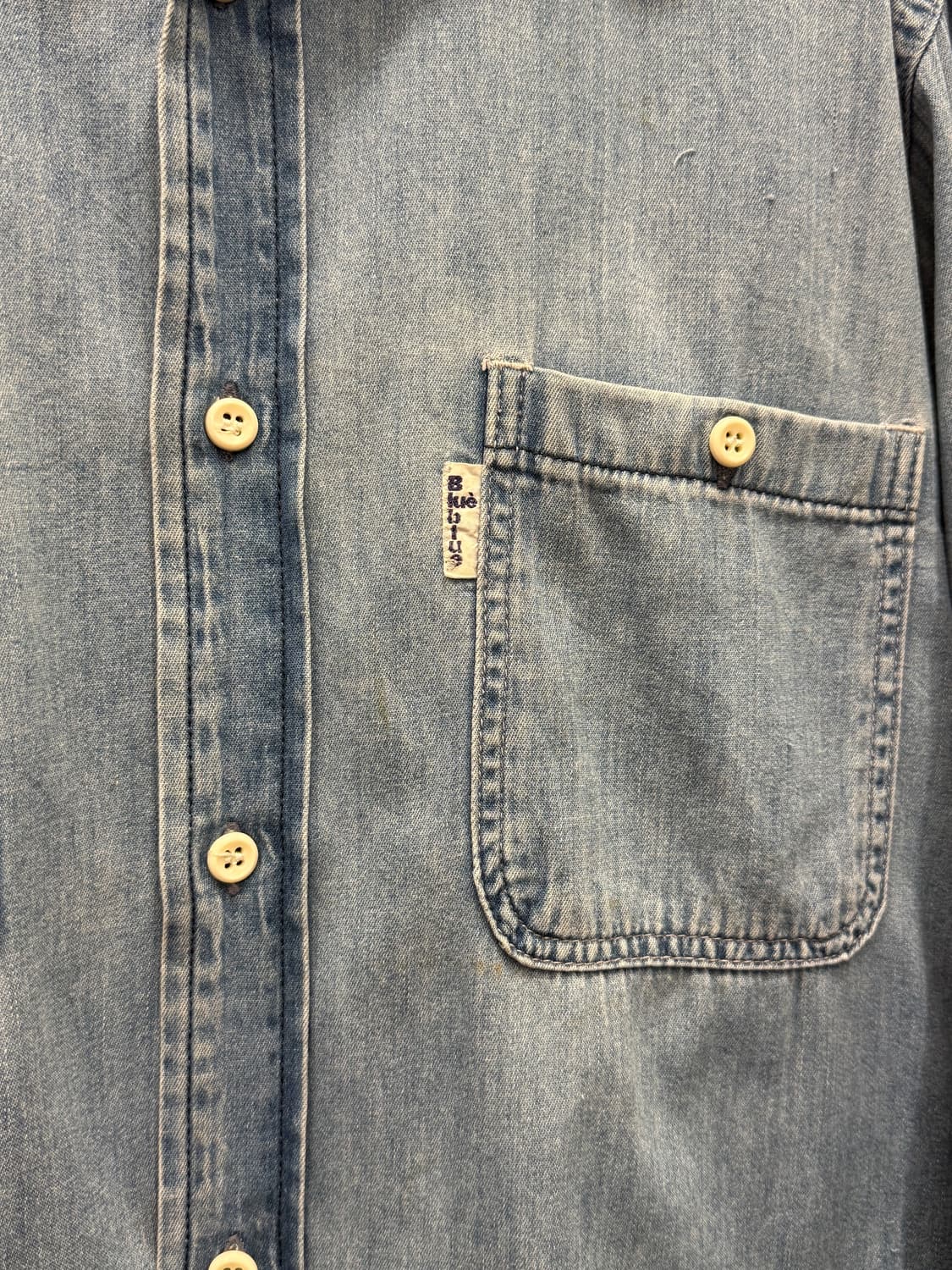 BLUE BLUE Denim Work Shirt 상품이미지4