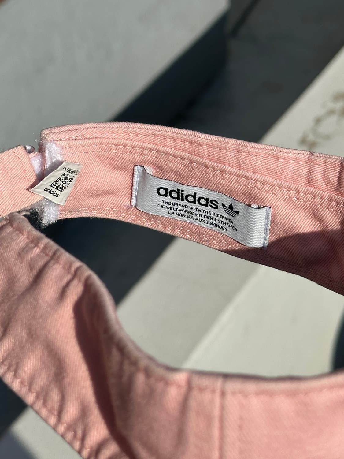 [F] 아디다스 로고 핑크 썬바이저 썬캡 모자 상품이미지6