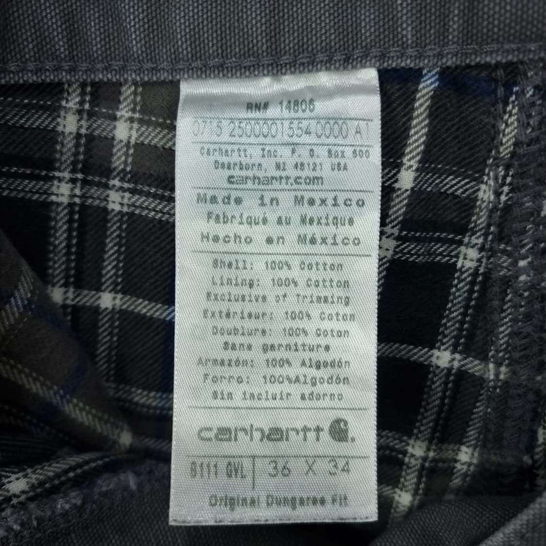 [칼하트] USA OG 카펜터 워크 팬츠 P01506 상품이미지7