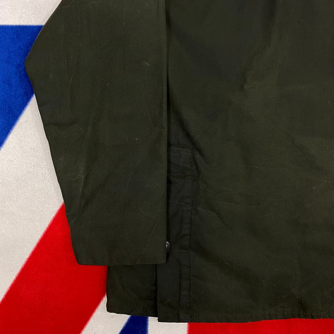 바버 비데일 왁스자켓 실측 S  상품이미지8