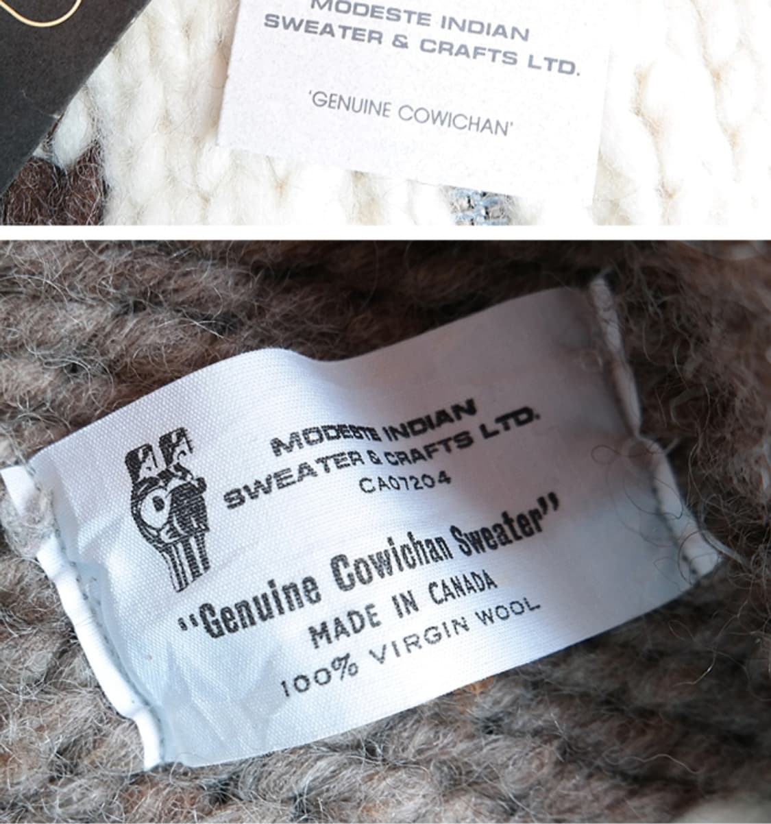 캐나다 핸드메이드 코위찬 스웨터 새제품 퀄 높은 클래식 상품이미지8