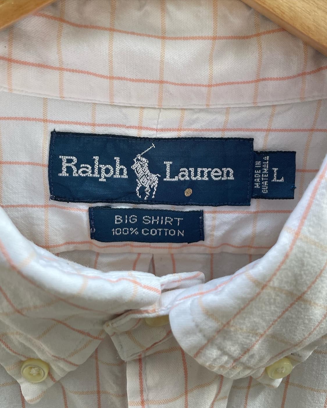 90s 폴로 랄프로렌 반팔 빅셔츠 (105-110) 상품이미지5