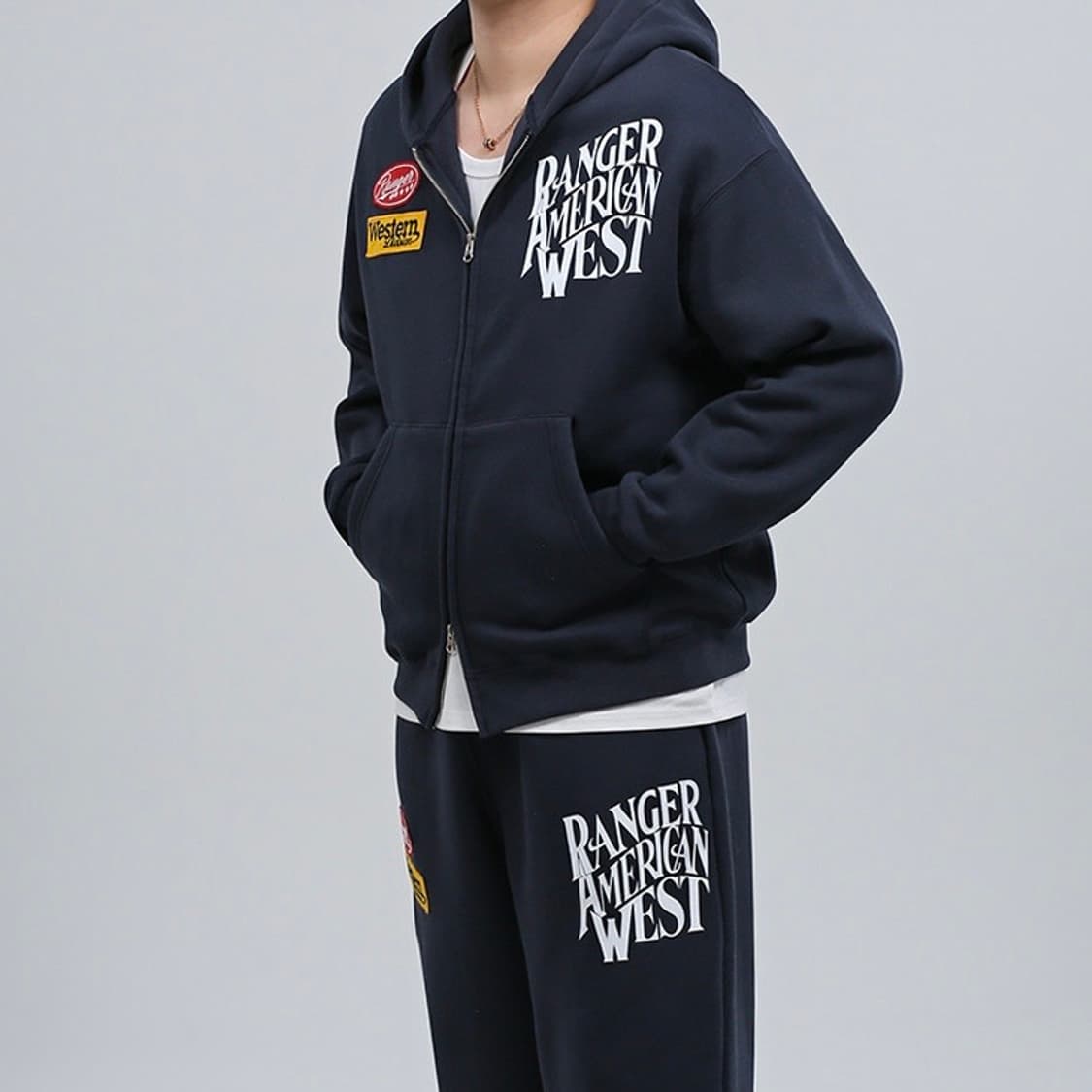 레인저 프린팅 패치 포인트 트레이닝 바지 상품이미지7