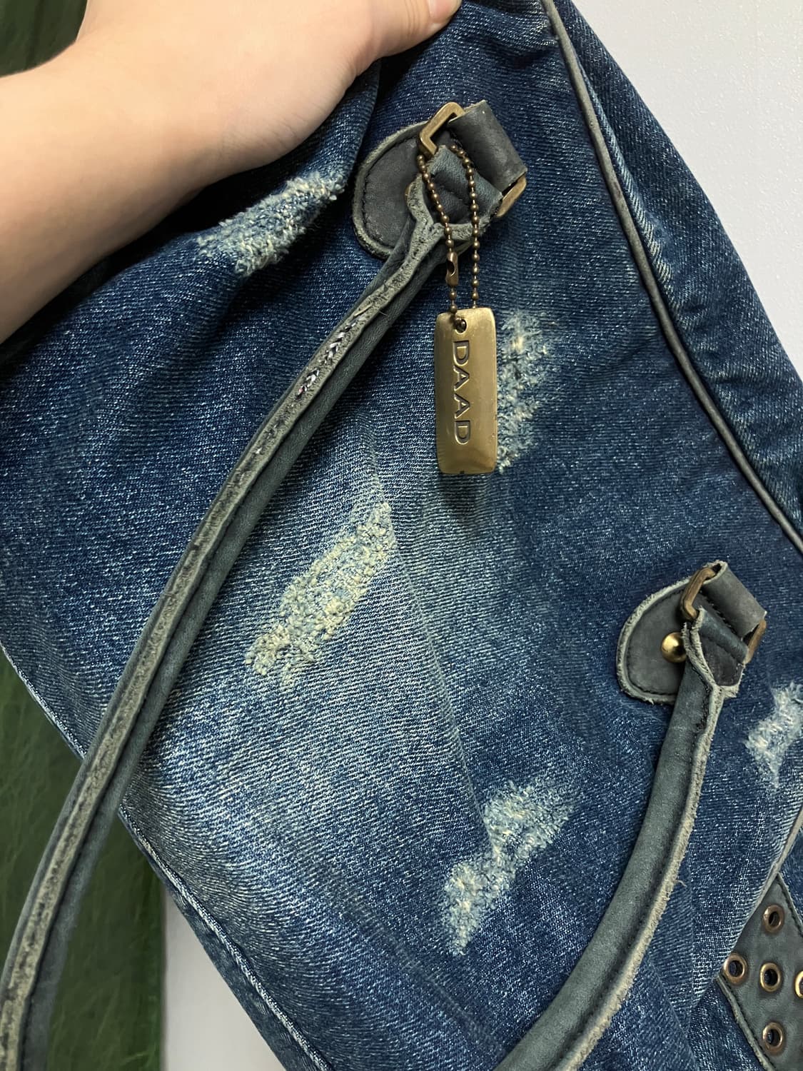 빈티지 데님 숄더백 상품이미지6