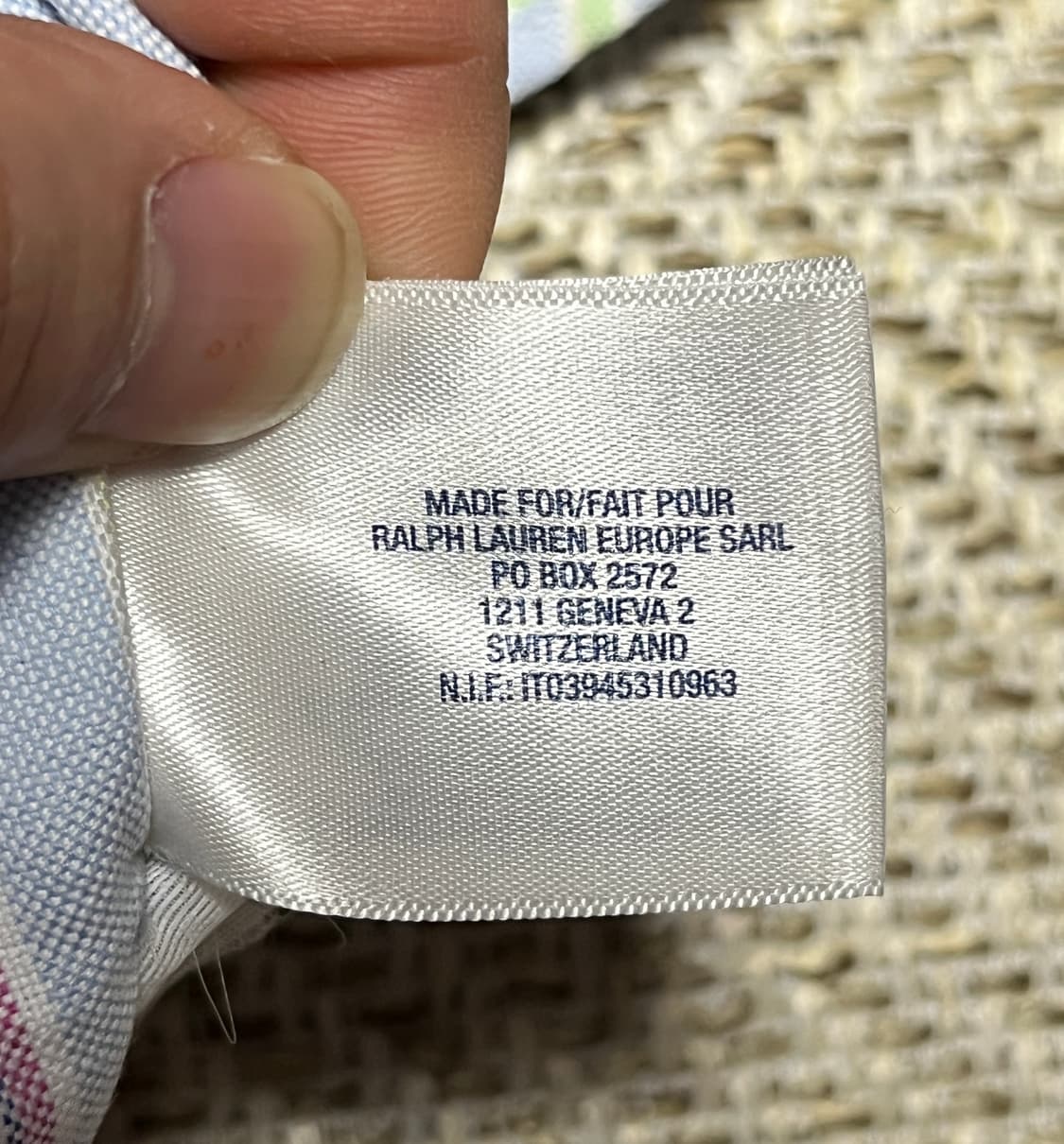 공용 폴로랄프로렌 블루포니 스트라이프 셔츠 남방 XL  상품이미지8