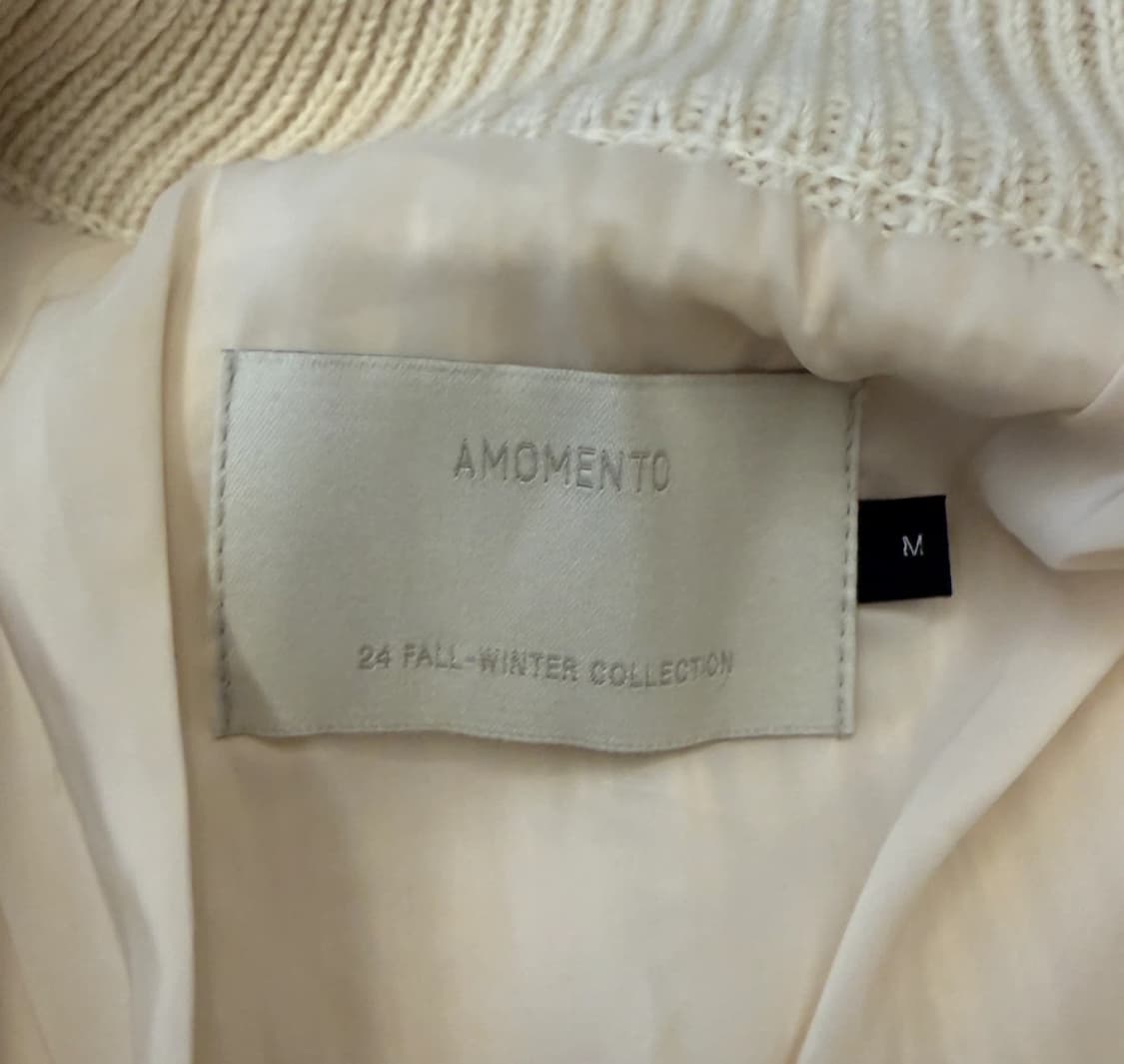 아모멘토 24fw 집업 가디건 상품이미지3