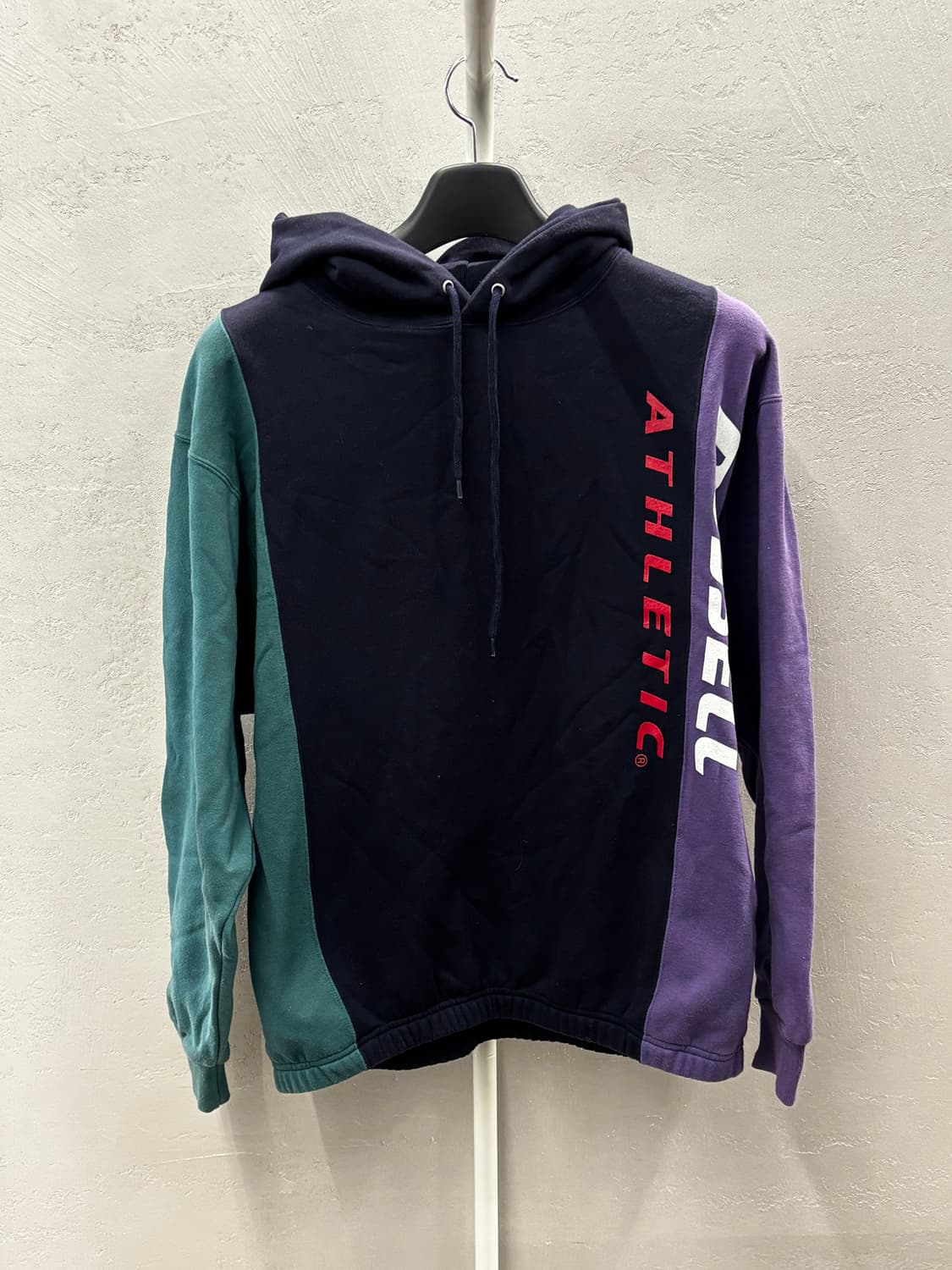 러셀 애슬레틱 트리플컬러 후드티 L 상품이미지2