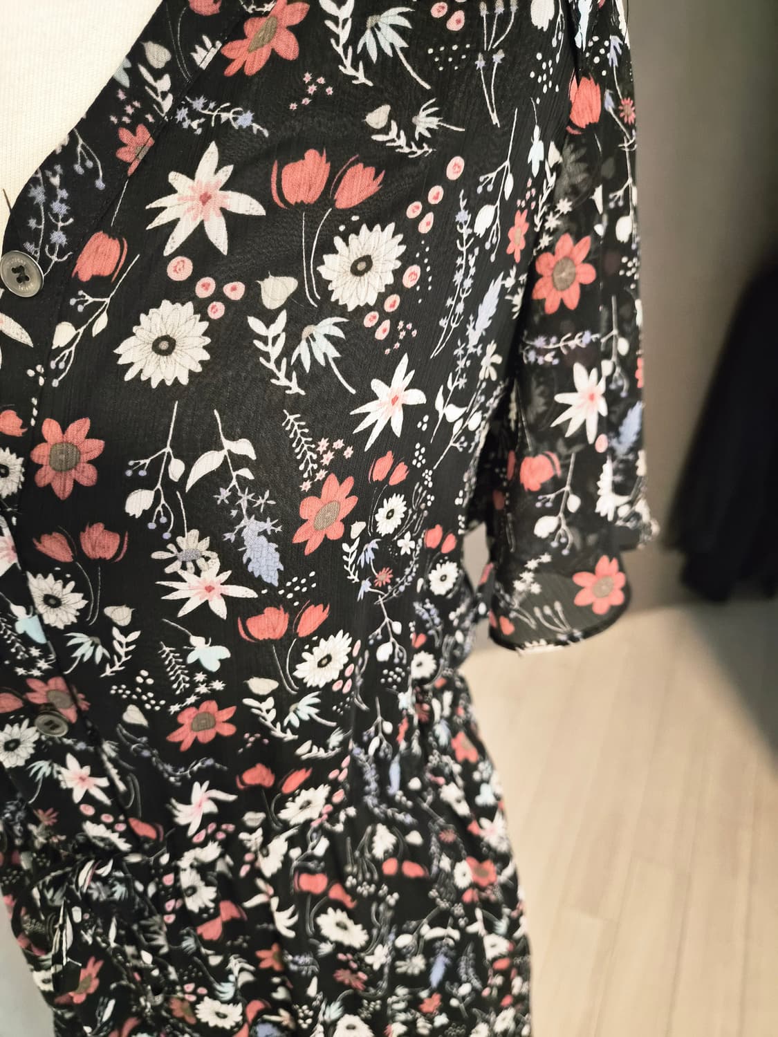 써스데이아일랜드(T.I) 플라워 패턴 롱 원피스 (상태 최상) 상품이미지4