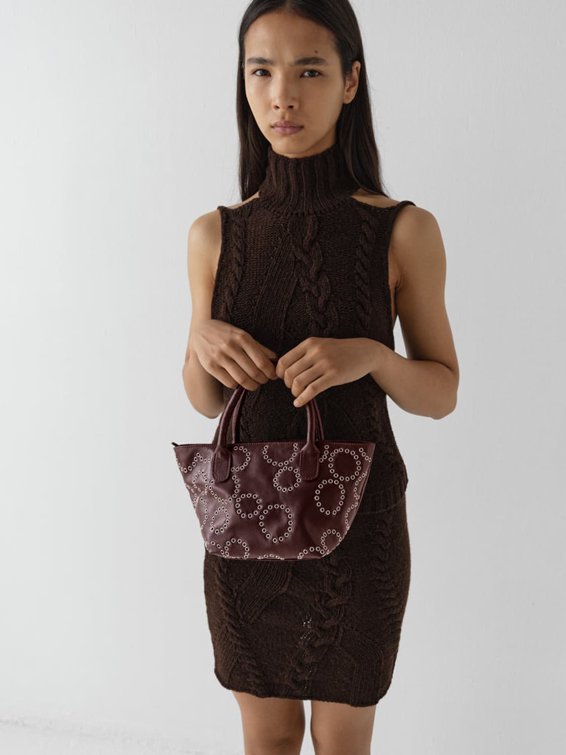 기마구아스 Mini Capazo 미니 카파조 백/버건디 상품이미지3