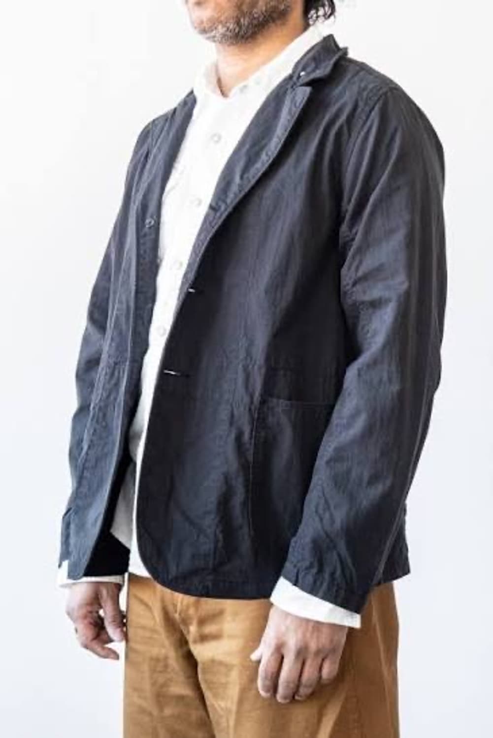 캐피탈 호스피탈 립스탑 블랙 자켓 (M) 상품이미지4