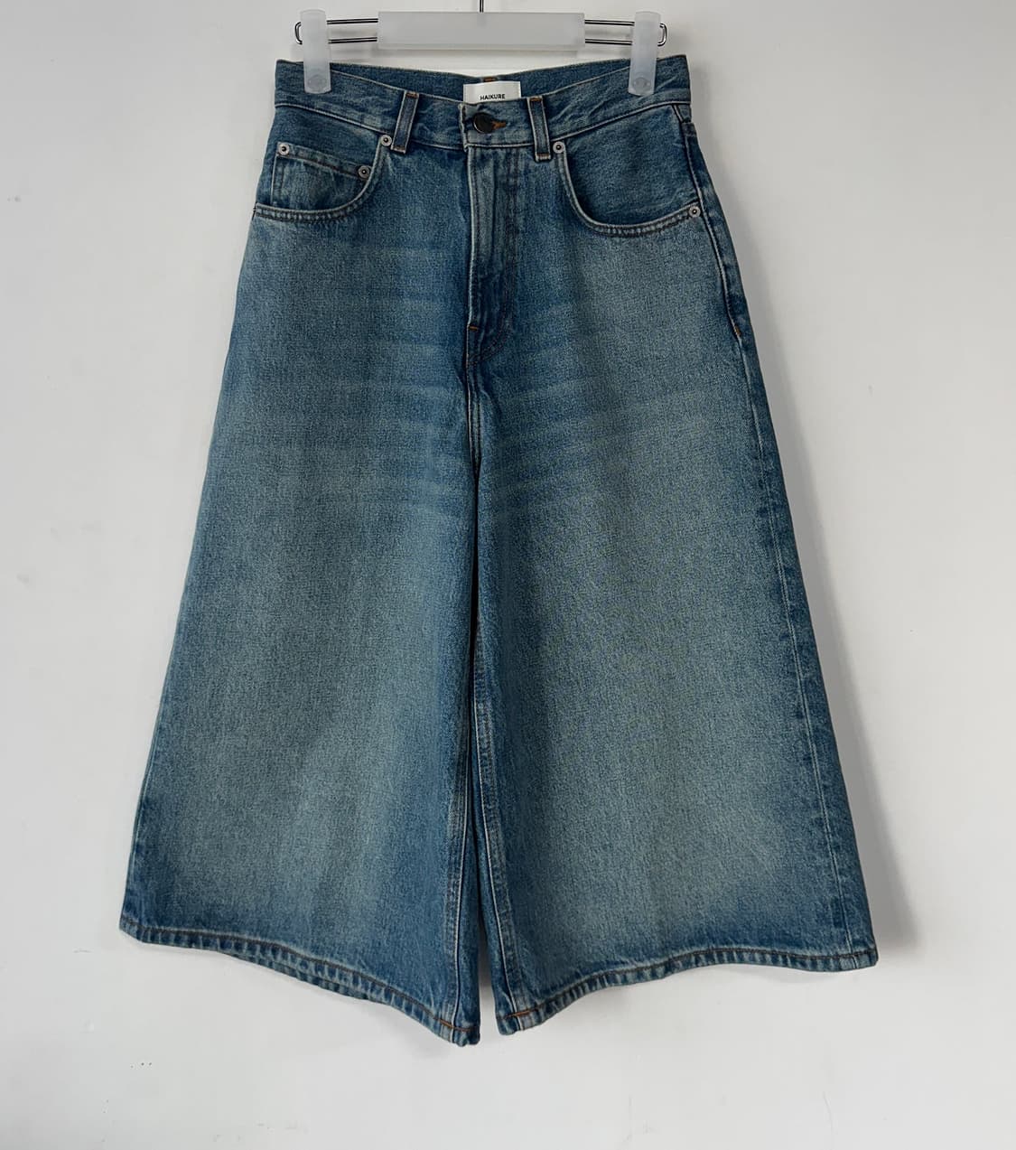 하이쿠레 25 버뮤다 와이드 데님 진 상품이미지3