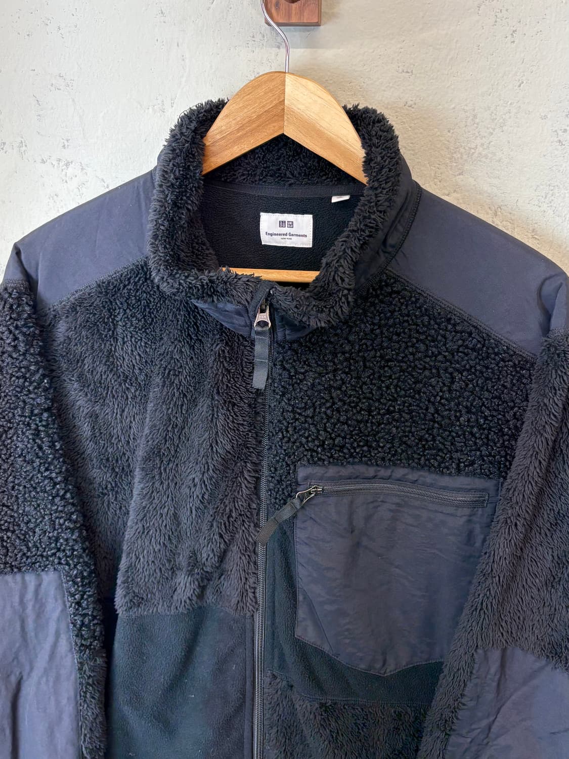 유니클로 엔지니어드가먼츠 후리스 블랙 상품이미지5