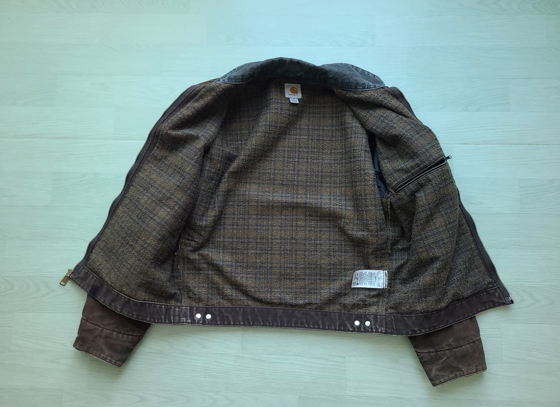칼하트 j97 dkb 다크브라운 디트로이트 자켓 상품이미지2