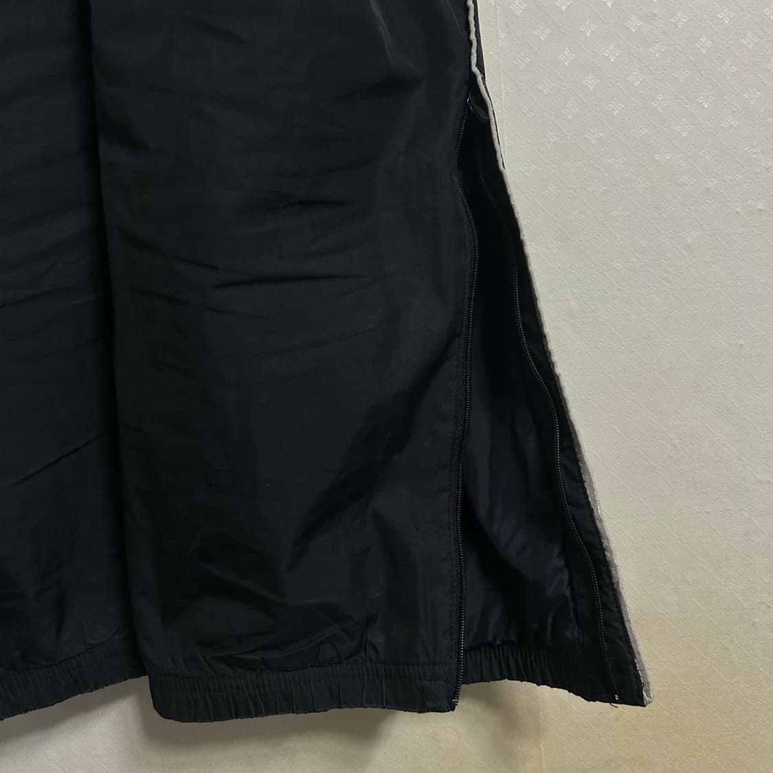 00s 나이키 스우시 블랙 화이트 와이드 트랙 팬츠 M 상품이미지7