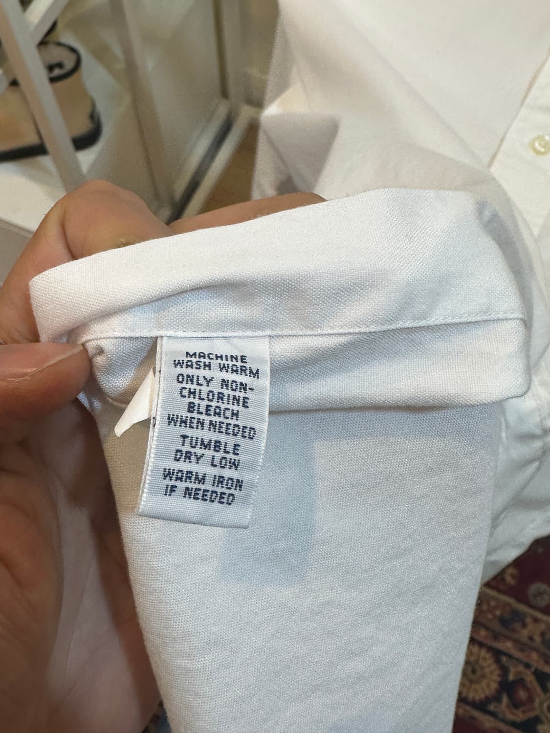 폴로 랄프로렌 클래식핏 옥스포드 셔츠 화이트 상품이미지5