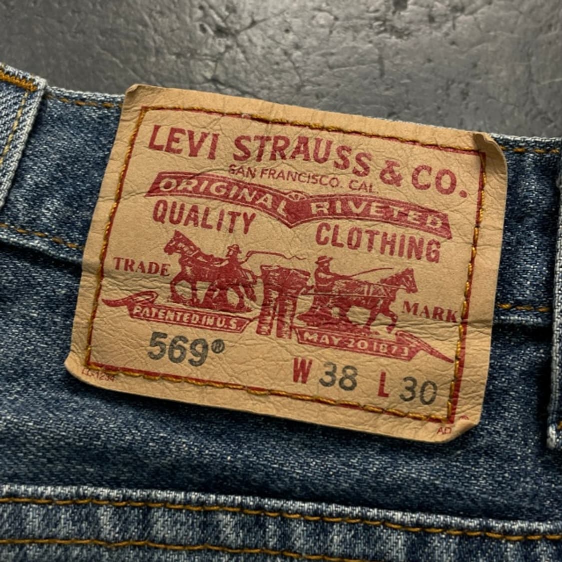 38 리바이스 569 루즈핏 청바지  상품이미지5