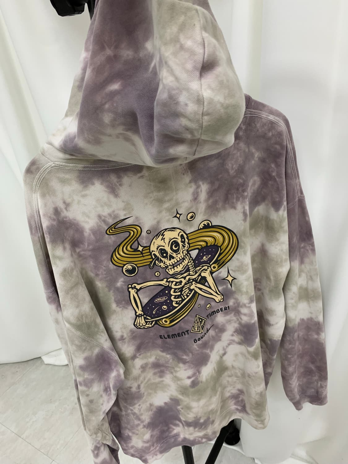 Element 타이다이 해골 프린팅 후드티 상품이미지5