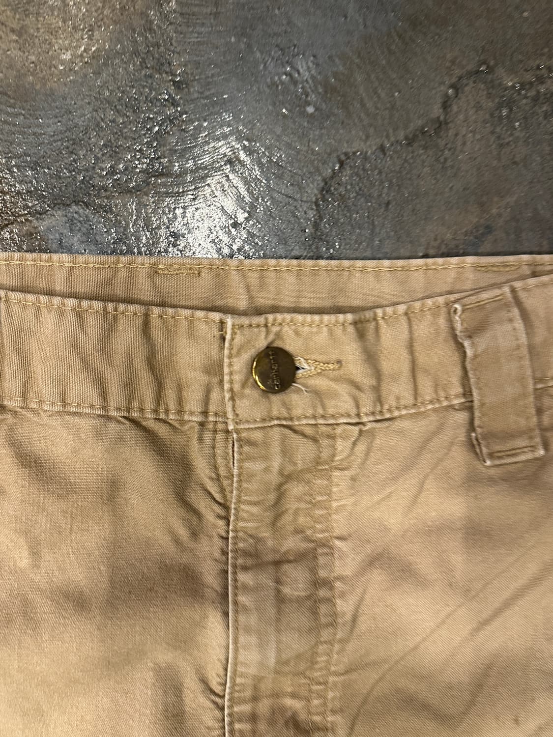 칼하트 카펜터 베이지 코튼 팬츠 35x32 상품이미지3