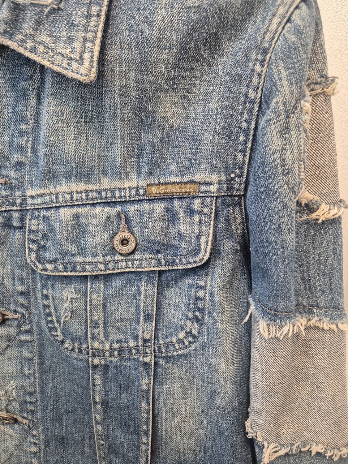 돌체앤가바나 빈티지 워싱 데님 자켓  M 상품이미지3