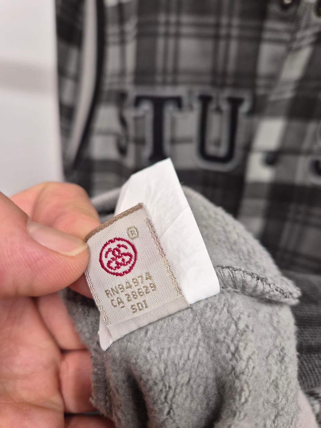 Stussy(스투시) 체크 패턴 버튼업 플리스 자켓 상품이미지5