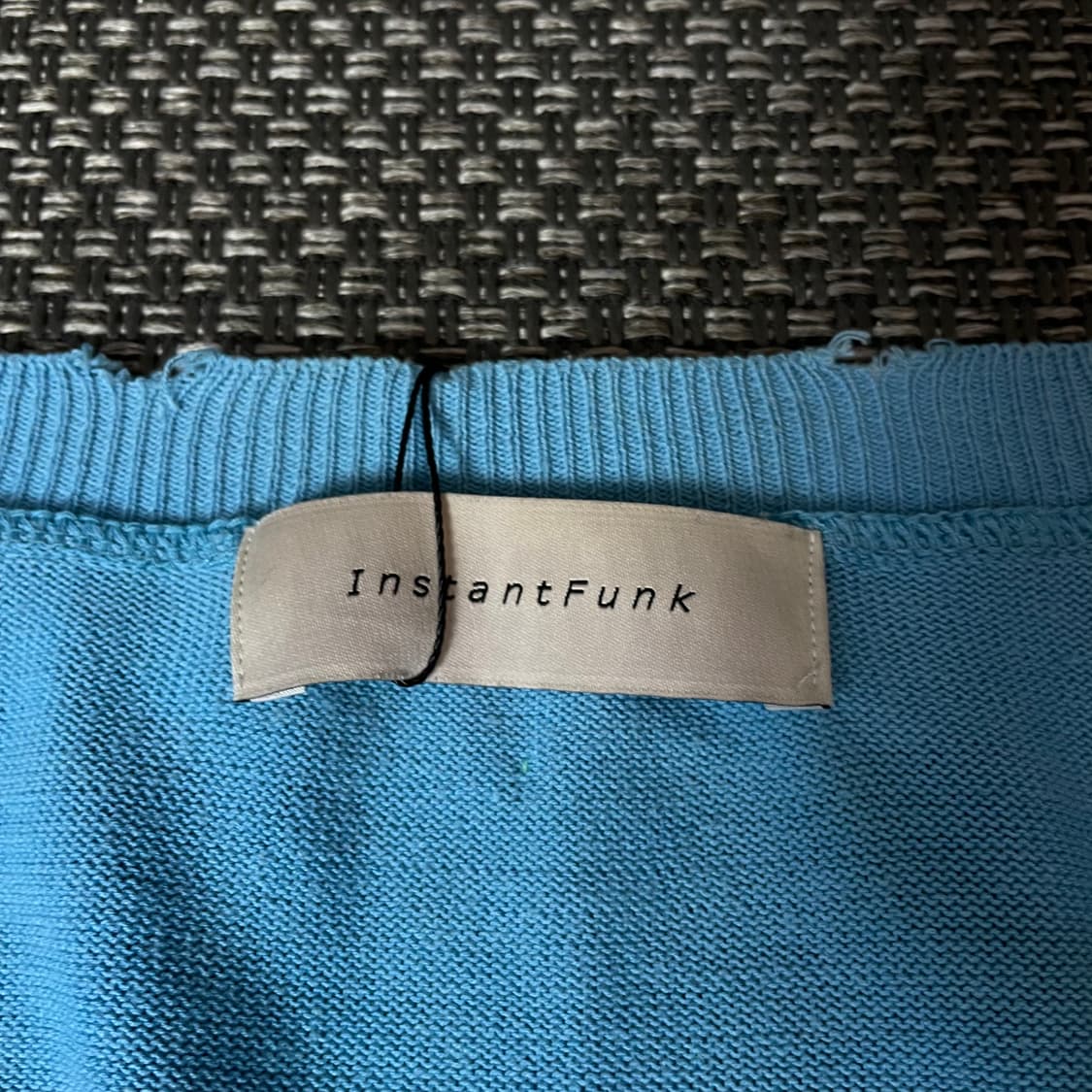 인스턴트펑크 블루 브이넥 가디건 상품이미지3